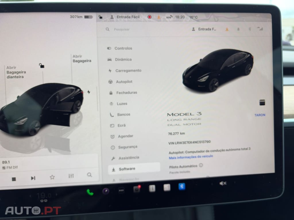 Tesla Model 3 Long Range Tração Integral
