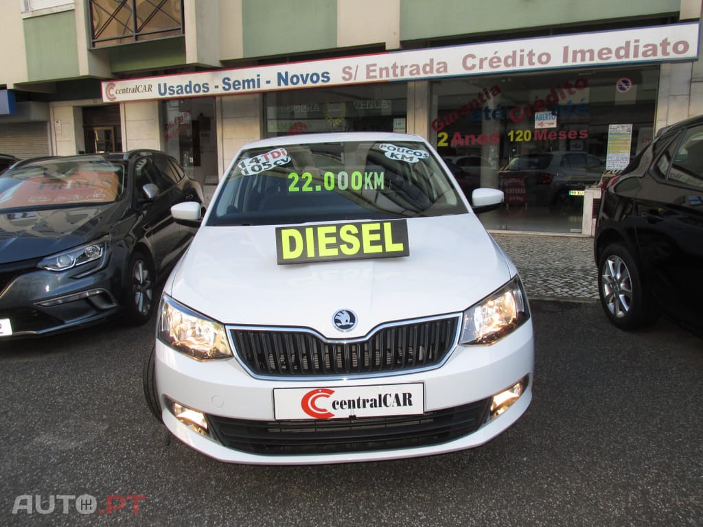 Skoda Fabia Diesel 1.4 TDi 105cv 22.000KM Só 198€/Mês*