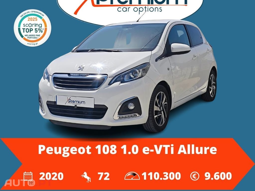 Peugeot 108 1.0 e-VTi Allure