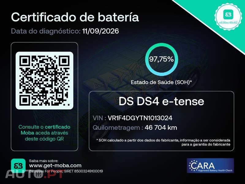 DS DS4 E-Tense La Première EAT8