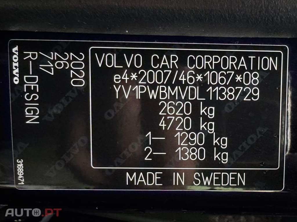 Volvo V90 2.0 T8 PHEV R-Design AWD