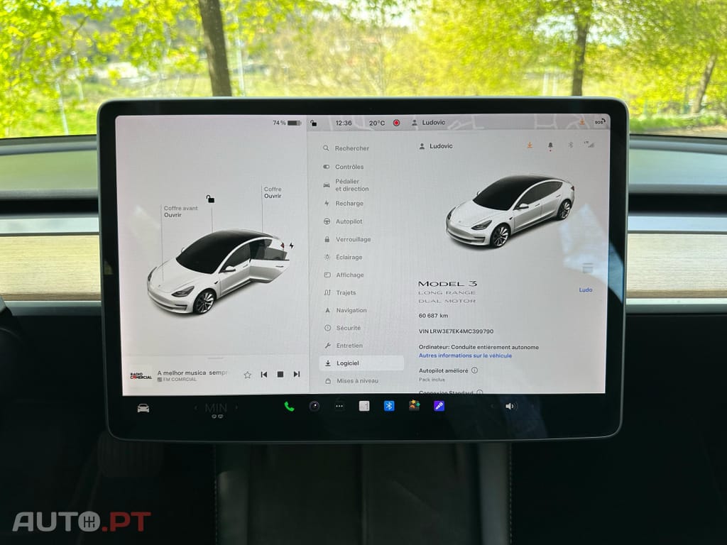 Tesla Model 3 Long Range Tração Integral