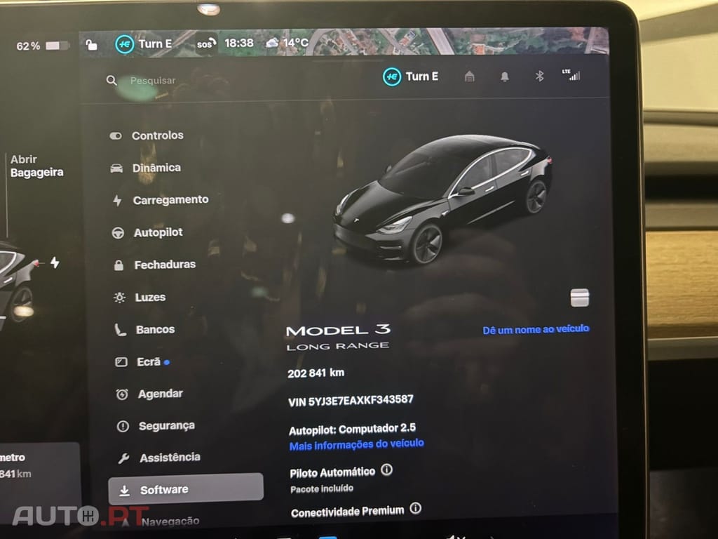 Tesla Model 3 Long Range Tração Traseira