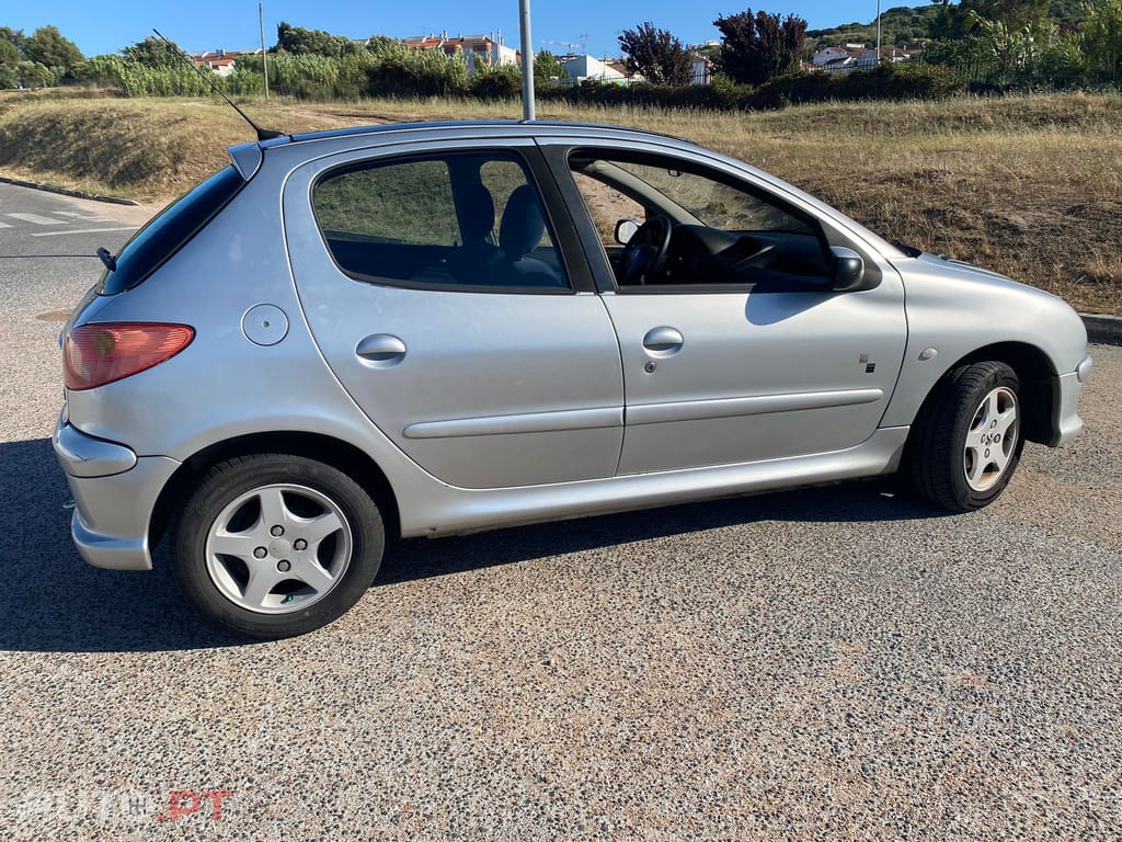 Peugeot 206 black and silver panoramico