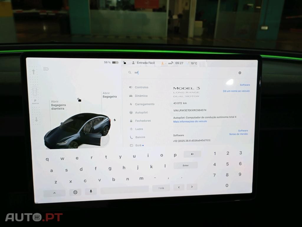 Tesla Model 3 Long Range Tração Integral