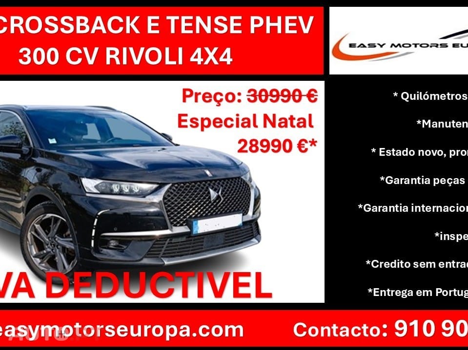 DS DS7 Crossback 300 cv 4x4  Eat8 E-Tense Hybrid RIVOLI