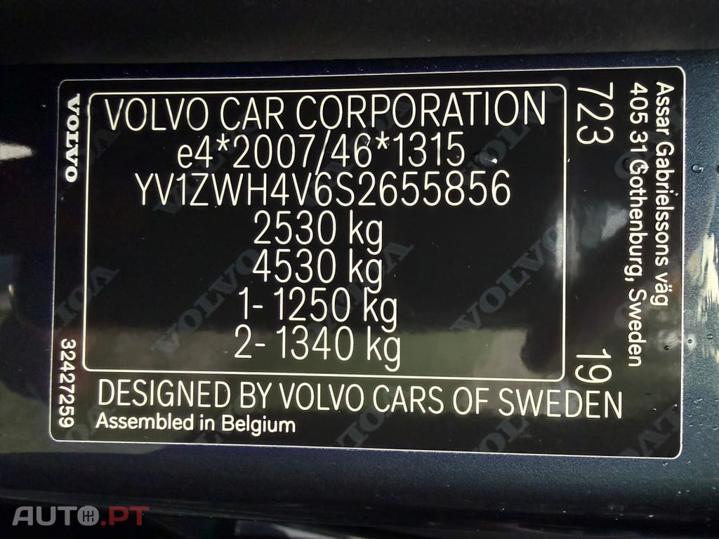 Volvo V60 2.0 T6 AWD TE Plus Bright