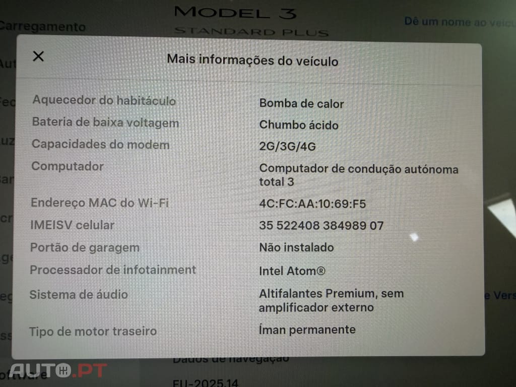 Tesla Model 3 Tração Traseira