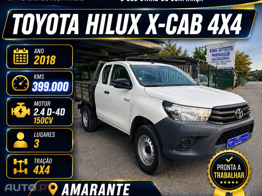 Toyota Hilux X-Cab 4x4 2.4D-4D 150cv