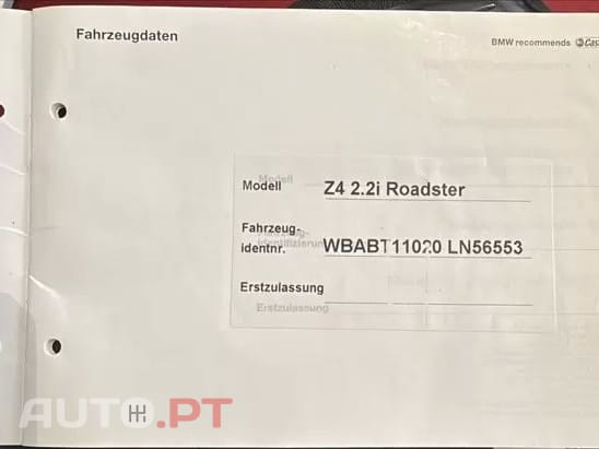 BMW Z4 roadster 2.2i