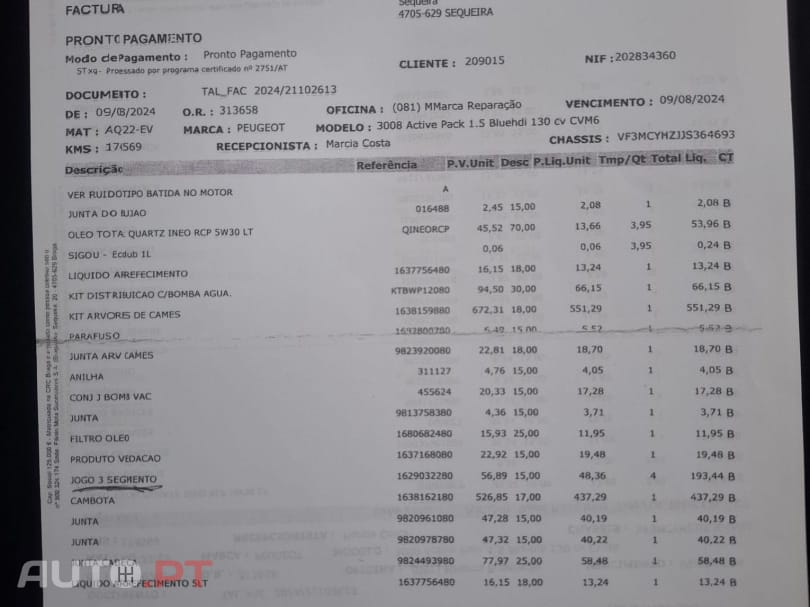 Peugeot 3008 1.5 BlueHDi Active Pack