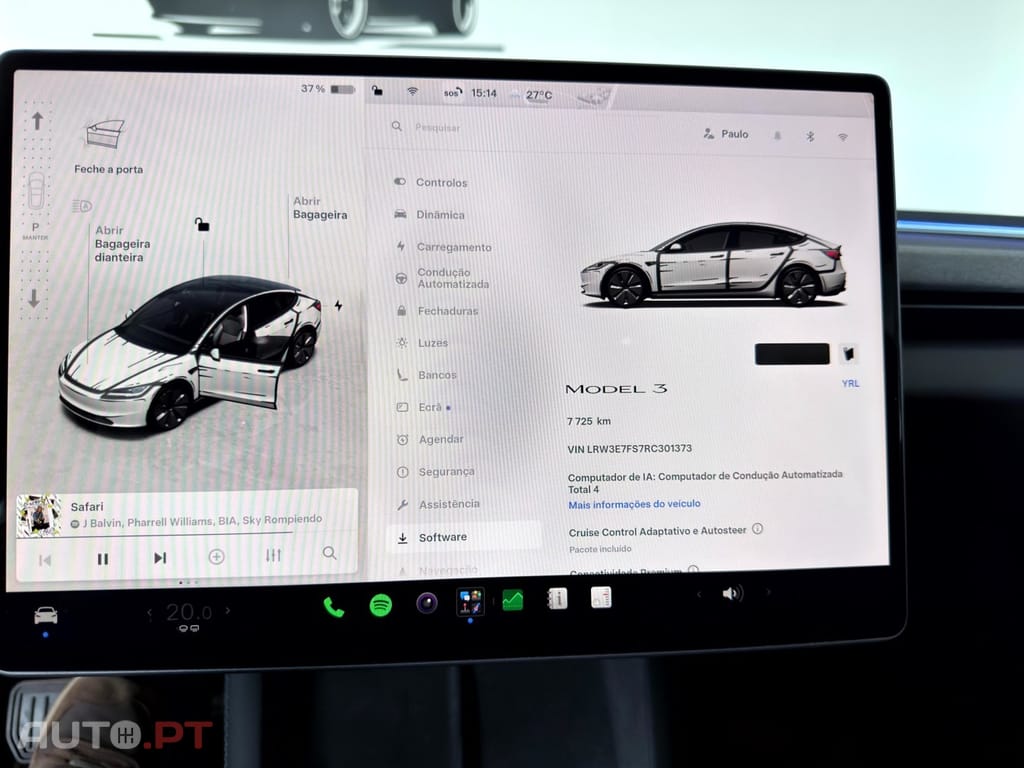 Tesla Model 3 Tração Traseira