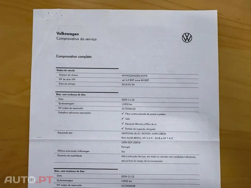 Volkswagen Up! 1.0 BMT Move