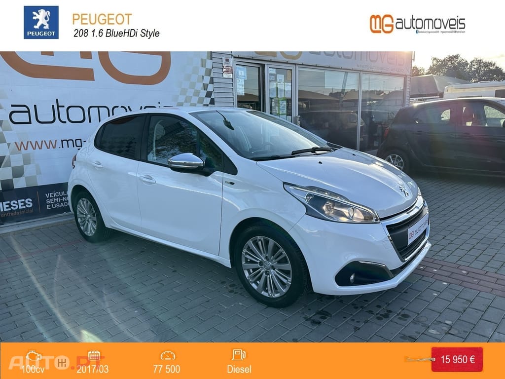Peugeot 208 1.6 BlueHDi Style