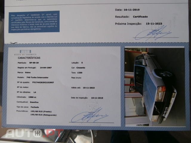 Volvo 740 Tecto de Abrir