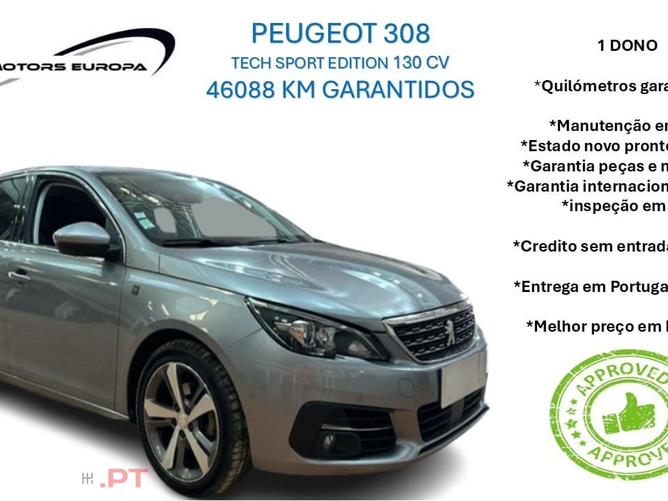 Peugeot 308 TECH SPORT EDITION S&S 130 CV + EXTRAS