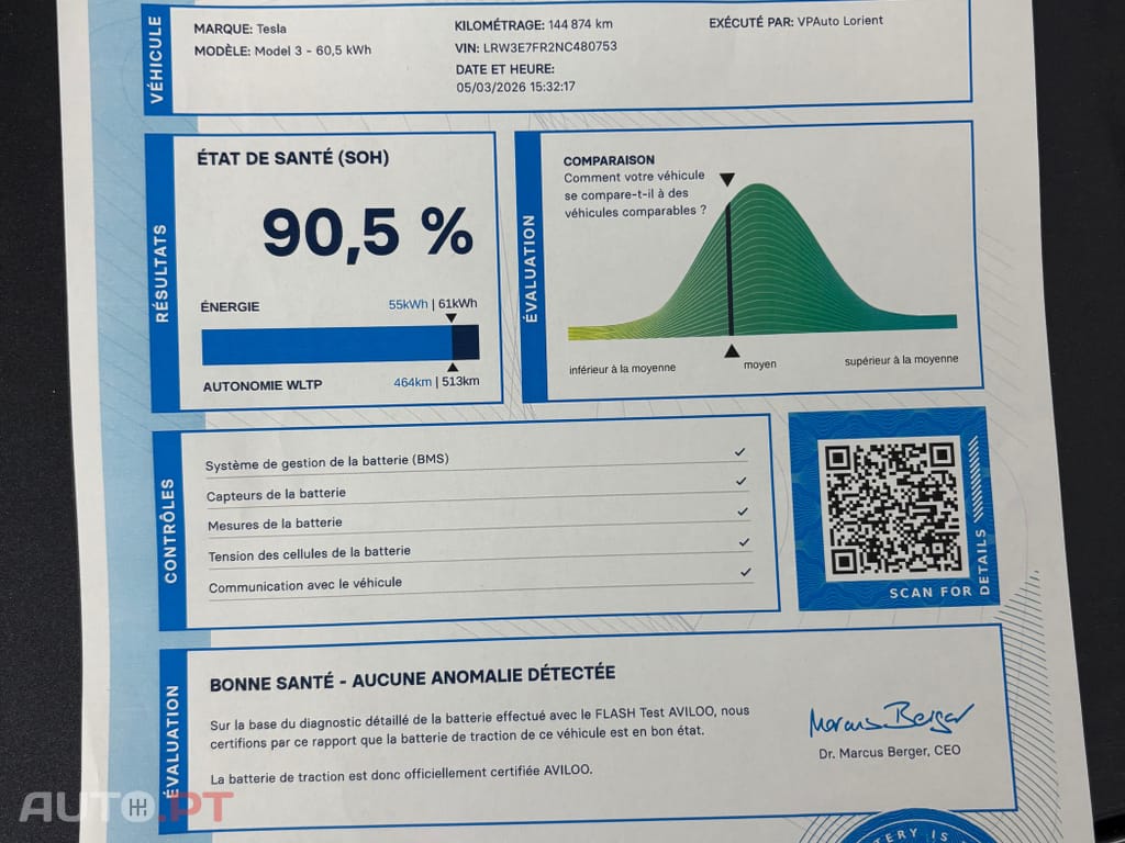 Tesla Model 3 Tração Traseira Premium