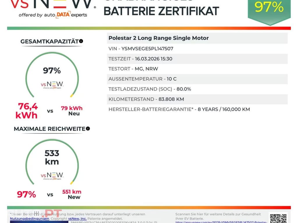Polestar 2 Long Range 78 kWh