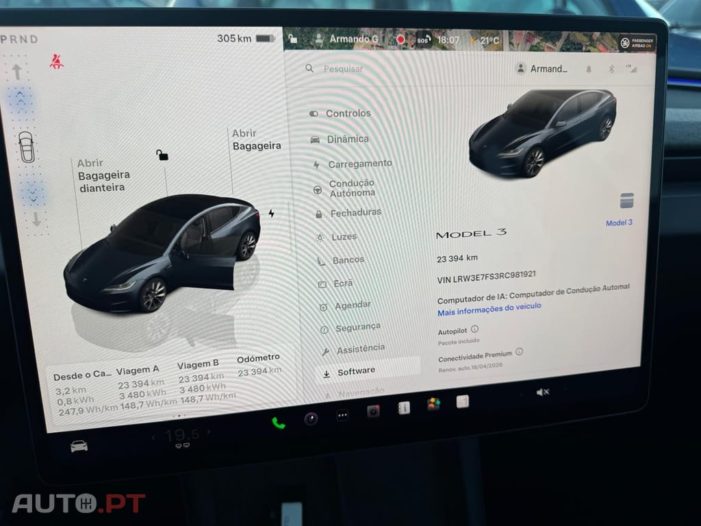 Tesla Model 3 Tração Traseira Premium