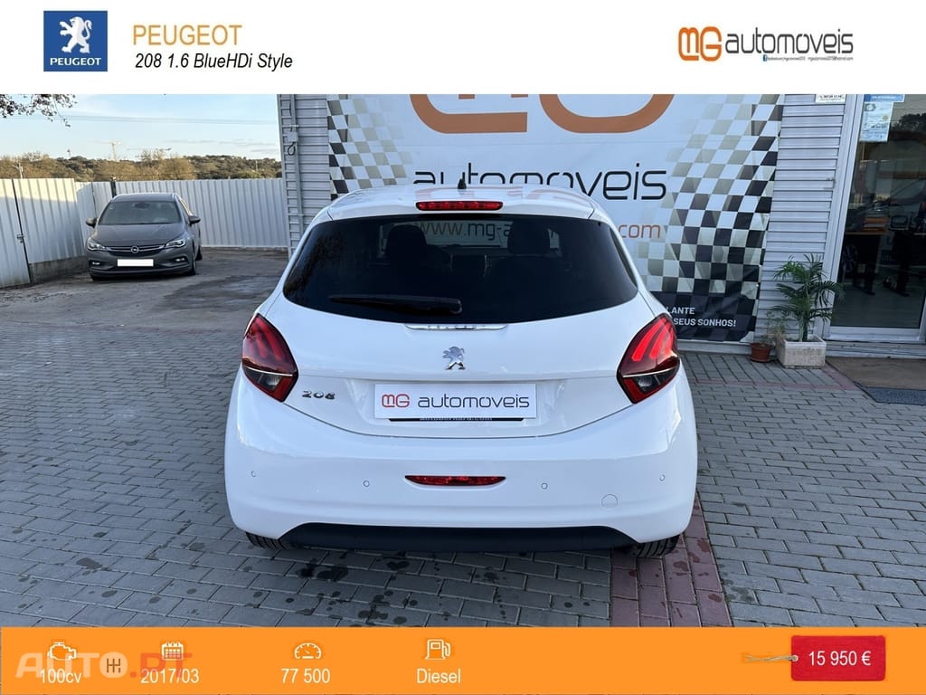 Peugeot 208 1.6 BlueHDi Style