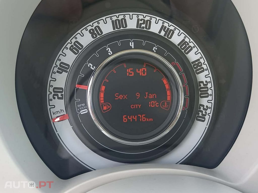 Fiat 500 1.2 A/C teto panoramico Nacional