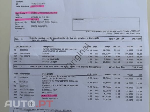 Citroen C4 1.6 HDi VTR Pack
