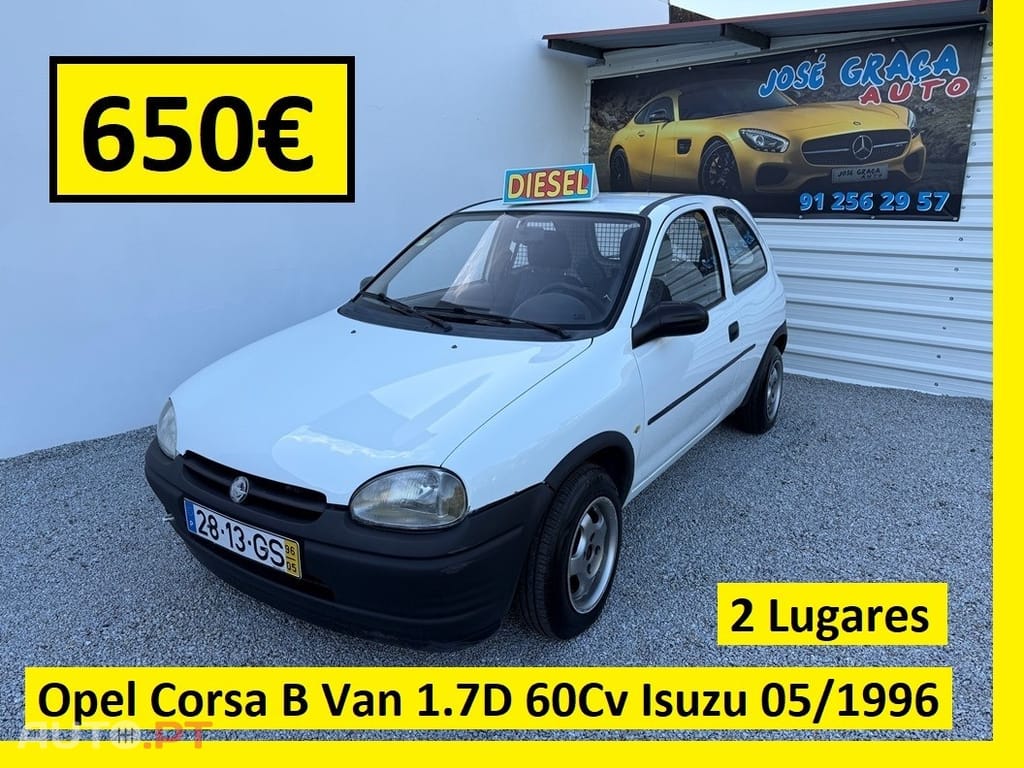 Opel Corsa 1.7 D Janelas Base