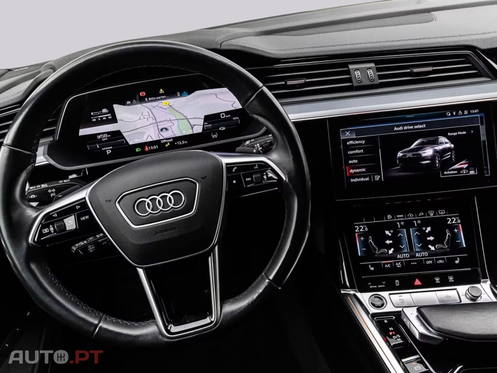 Audi E-Tron 55 S LINE BLACK I.V.A DEDUTIVEL 