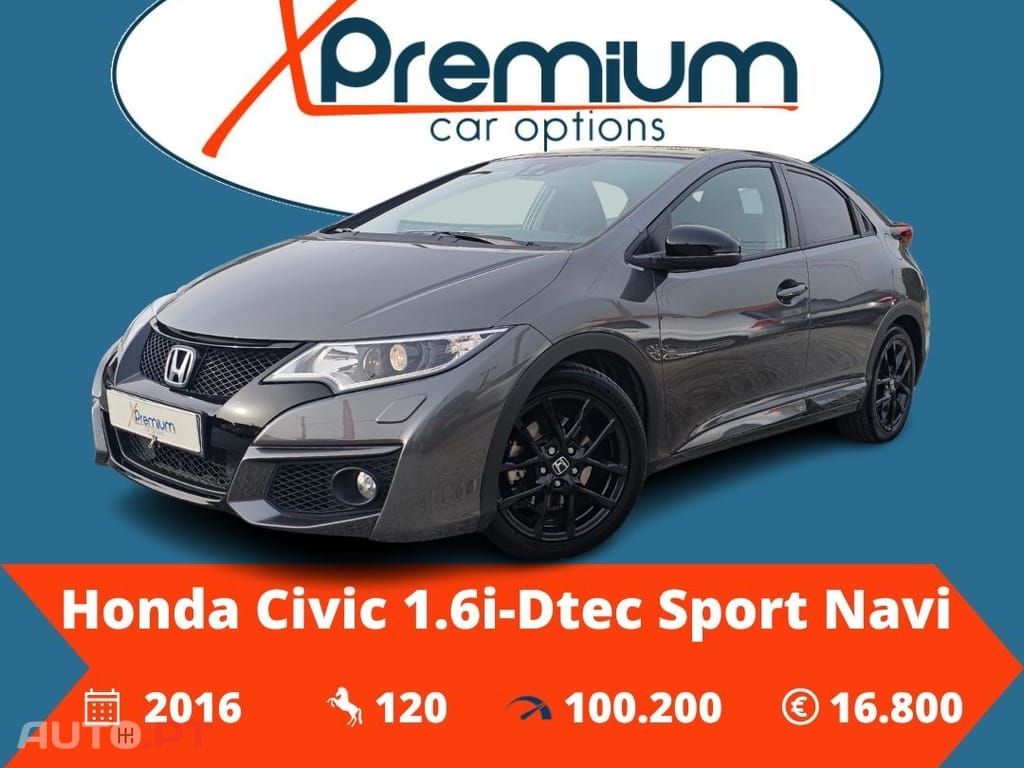 Honda Civic 1.6 i-DTEC Sport Connect Navi+ADAS