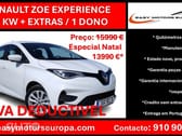 Renault Zoe (c/bateria) 52kwh experience + assentos aquecido + extras