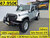 Jeep Wrangler Sahara 200Cv 4X4 Cx/Auto
