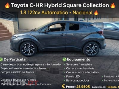 Toyota C-HR 1.8 hibrido 122cv Square Collection