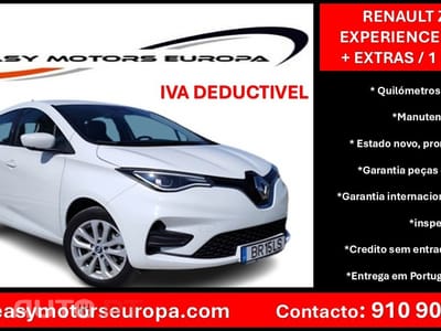 Renault Zoe (c/bateria) 52kwh experience + assentos aquecido + extras
