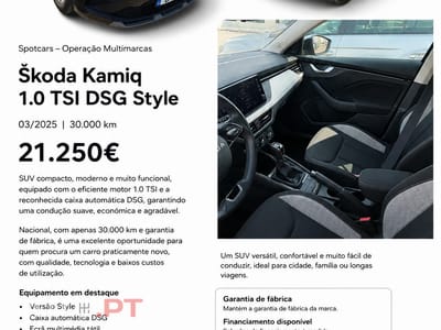 Skoda Kamiq 1.0 TSI Style DSG