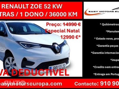 Renault Zoe (c/bateria) 52kwh LIFE