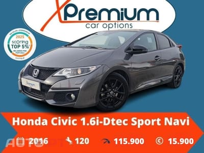Honda Civic 1.6 i-DTEC Sport Connect Navi+ADAS