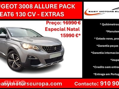 Peugeot 3008 130 cv  ALLURE EAT6 Start & Stop