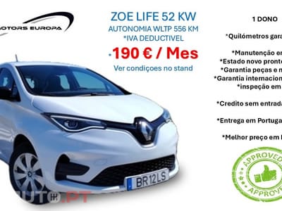 Renault Zoe (c/bateria) 52kwh LIFE