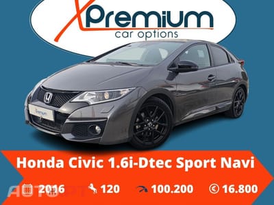 Honda Civic 1.6 i-DTEC Sport Connect Navi+ADAS